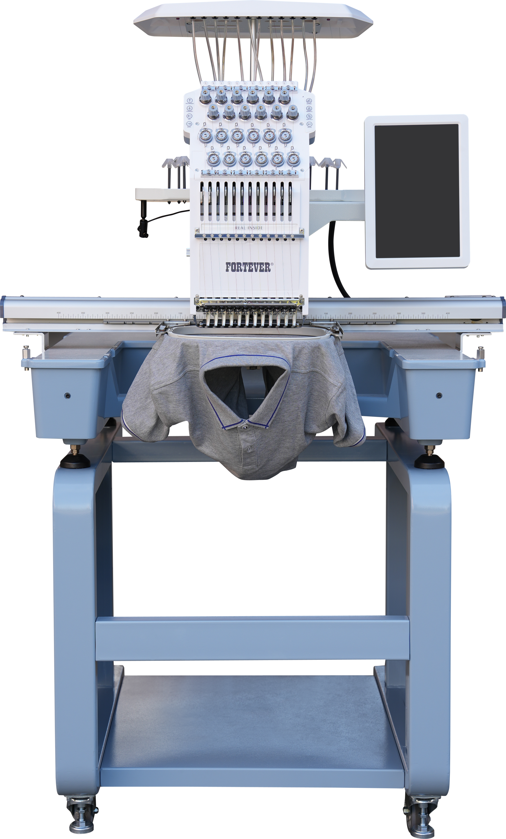 FORTEVER FT-1501R (роб. поле: 800х500 мм) промислова 15-голкова вишивальна машина з рукавною платформою